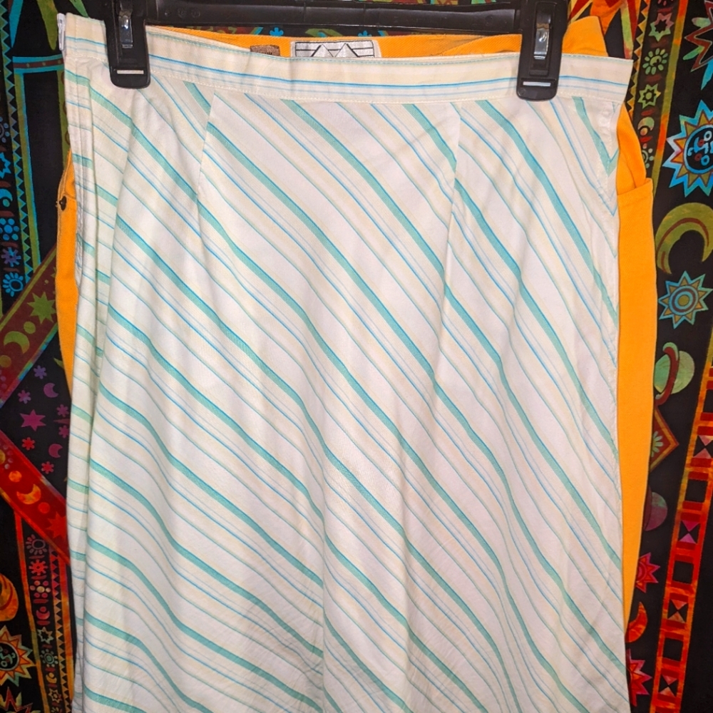 Vintage Flared Single Stitch Skirt